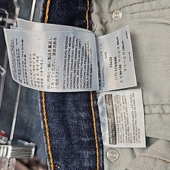 Levi's 512 Skinny Slim Fit Denim Jeans - Picture 8 of 10